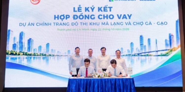 Khang Điền và Vietinbank ký kết hợp đồng cho vay dự án chỉnh trang đô thị khu Mả Lạng và Chợ Gà – Gạo