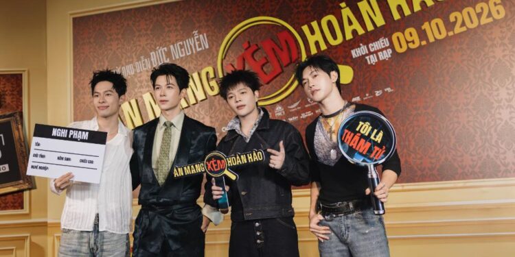 Anh Tú Atus trở lại màn ảnh với tạo hình hiếm thấy trong “Án mạng xém hoàn hảo”